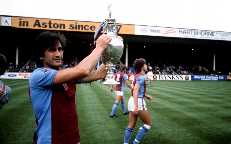 Image for 37 Years Ago.  Aston Villa League Champions With Just 14 Players