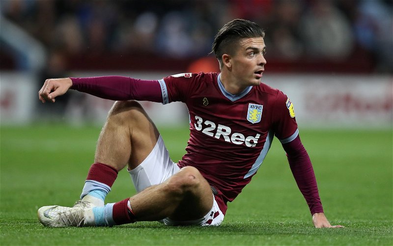 Image for “Sinking & Fast” – These Villa Fans Have Their Promotion Hopes Placed On Grealish’s Return