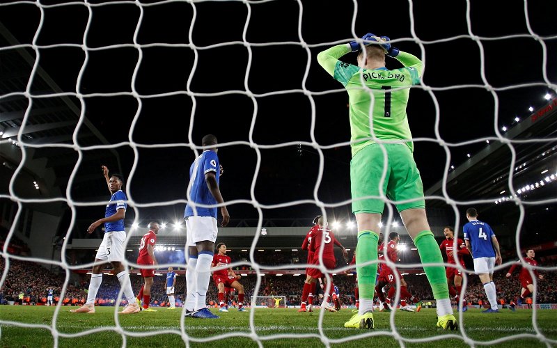 Image for ‘This is the difference between Everton and Liverpool’: Many fans rally behind Everton man after mistake