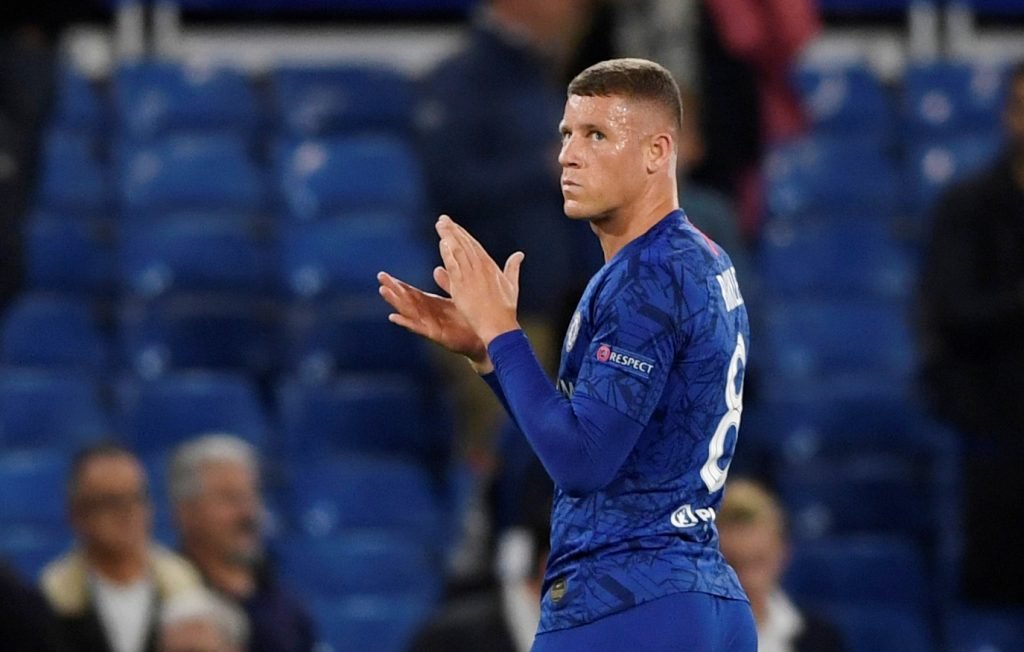 Chelsea's Ross Barkley looks dejected as he applauds the fans at the end of the Champions League - Group H match v Valencia