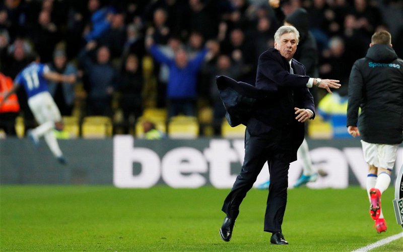 Image for “That’s a minimum for us…” – So many Everton fans react to Carlo Ancelotti’s “ambition”