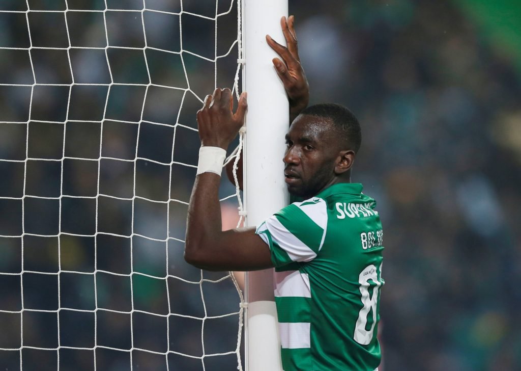 Everton's Yannick Bolasie looks dejected during Primeira Liga - Sporting CP v Benfica