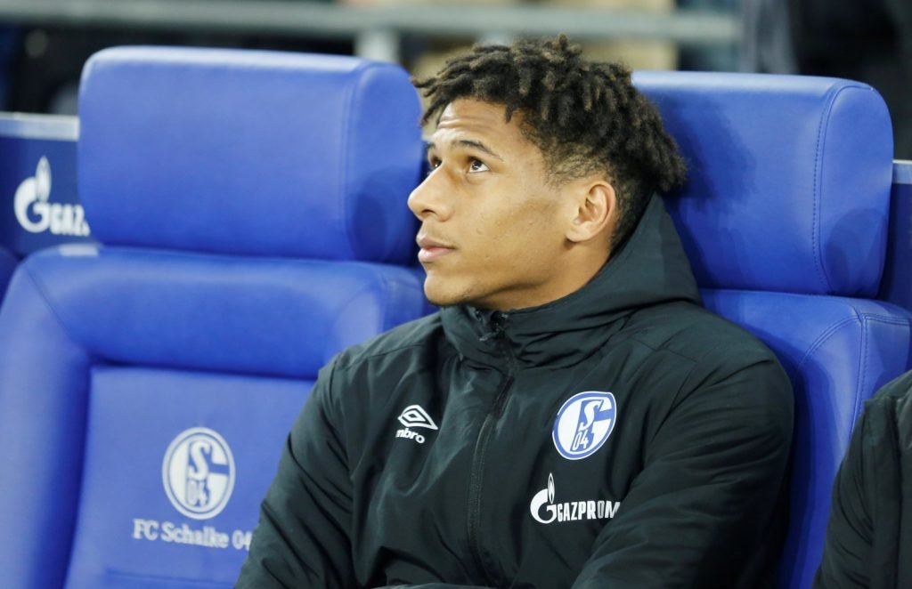 Jean-Clair Todibo on Schalke bench