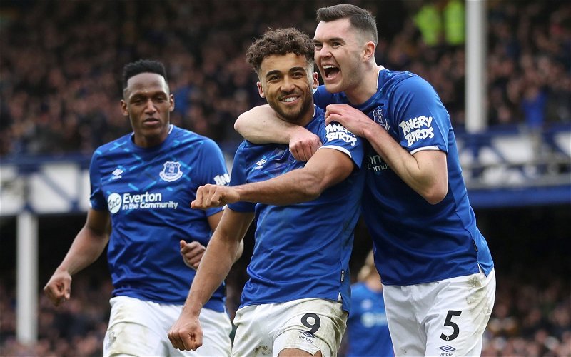 Image for Dominic Calvert-Lewin heaps praise on £18m-rated Everton teammate in heartwarming Twitter post