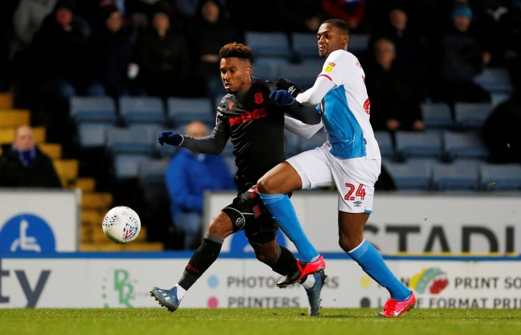 manchester-city-tosin-adarabioyo-in-action-for-blackburn-rovers