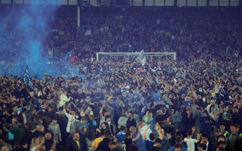 Image for Everton fined more than Manchester City for pitch invasion