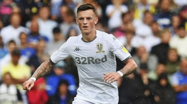 Ben-White-looks-on-as-he-plays-for-Leeds-United
