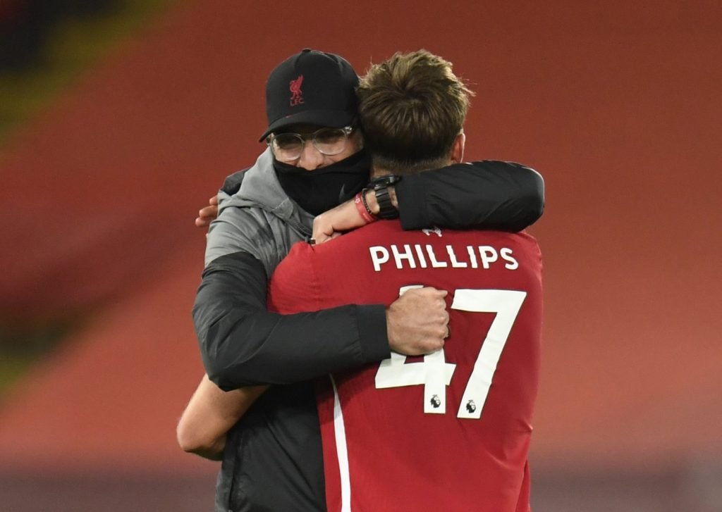 liverpool-defender-nathaniel-phillips-hugs-manager-jurgen-klopp-after-west-ham-victory