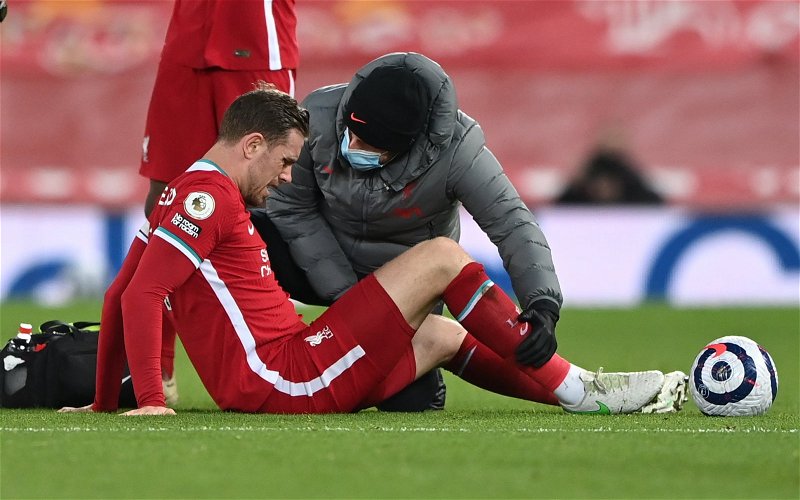 Image for Liverpool’s main man set to miss next 5 games with devastating groin injury