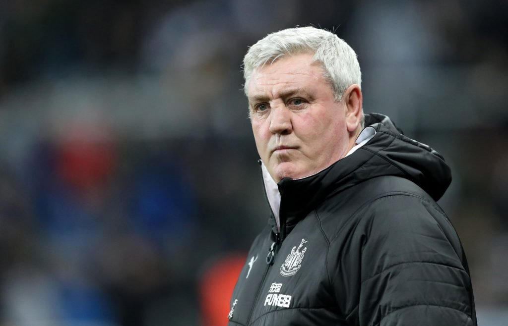 Newcastle United manager Steve Bruce reacts v Rochdale, FA Cup Third Round Replay