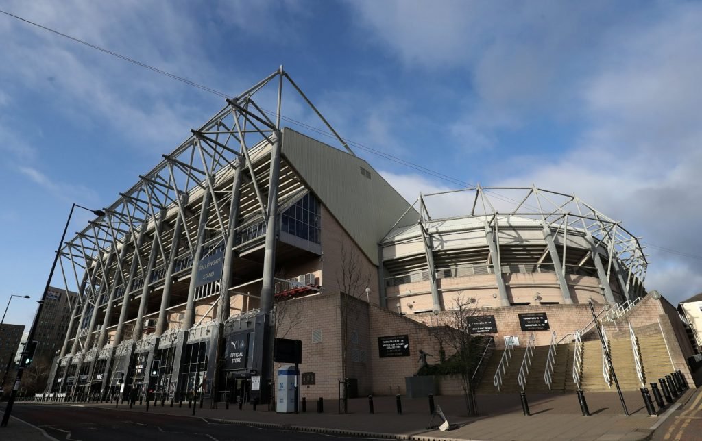 General view outside St. James' Park as Newcastle United host Norwich City