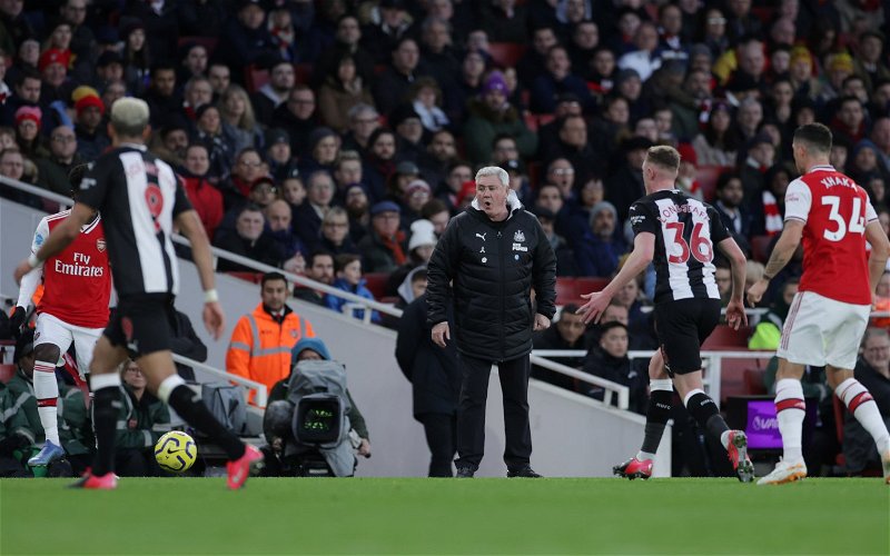Image for “Soft touch”, “Absolute shambles” – Lots of NUFC fans fume at Bruce after post-Arsenal claim