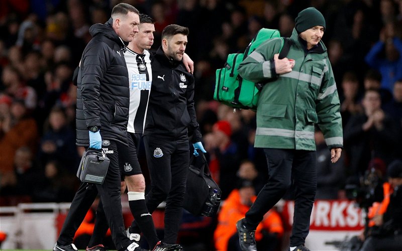 Image for £40k-p/w NUFC ace pushing for second start of 2020 after Bruce confirms “pretty serious” injury