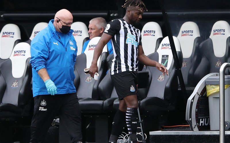 Image for Allan Saint-Maximin’s injury should not be risked as Newcastle face Burnley