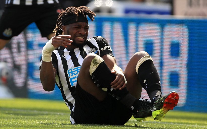 Image for Newcastle face nervous wait on Allan Saint-Maximin injury