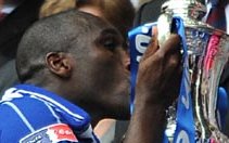 Image for When Sol went up to lift the FA cup…