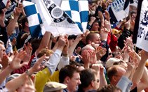 Image for Huddle a Sign of Albion Unity