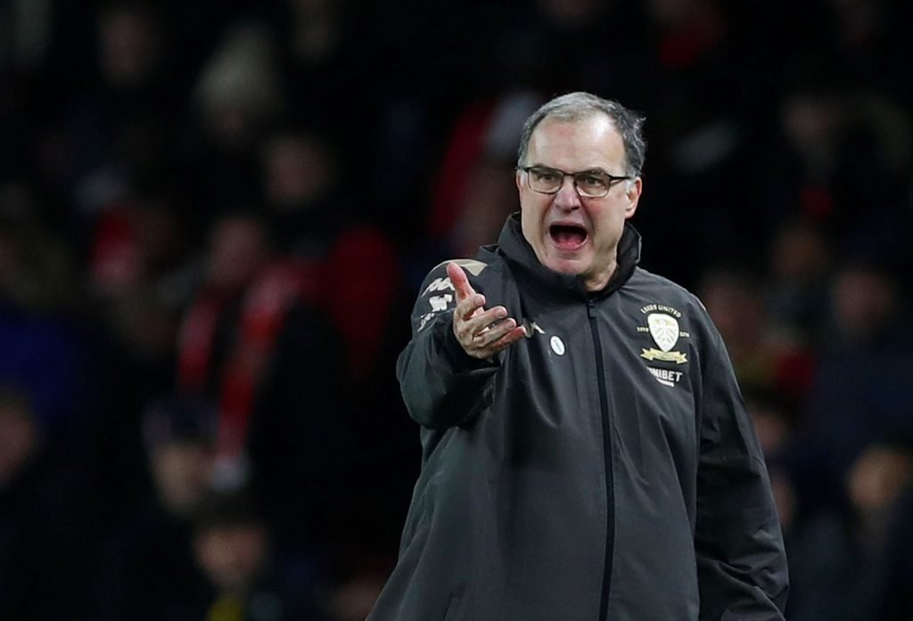 Leeds boss Marcelo Bielsa reacts vs Arsenal in FA Cup Third Round
