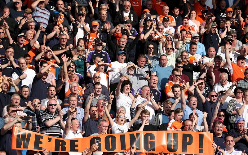 Image for Great Scenes as Hatters Hold Open-Top Bus Tour to Celebrate Promotion