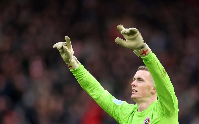 Image for Report: Former Man Utd man says one thing can keep Dean Henderson at Bramall Lane next season