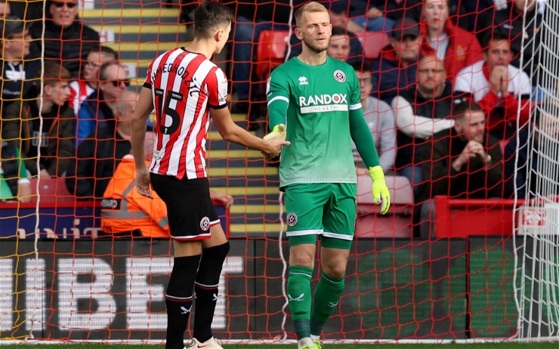Image for Adam Davies made amends after dreadful start to his Bramall Lane debut