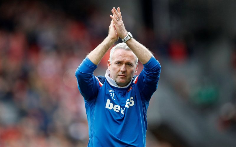 Image for Stoke Fans Wish Lambert The Best As He Leaves The Club