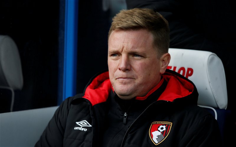 Image for Eddie Howe must take the blame for that one