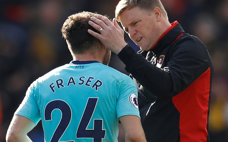 Image for Fraser is not forcing his way out at Bournemouth amidst Arsenal speculation