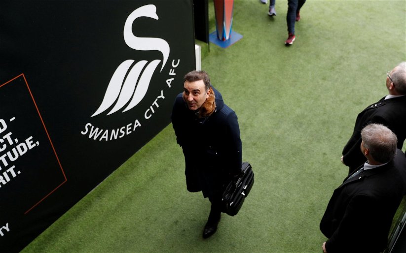 Image for Swansea Fans & Carvalhal Have Different Opinions Over Back 5 System