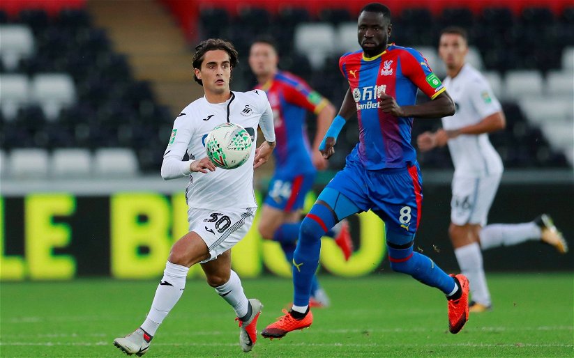 Image for Match Stats As Swansea City Narrowly Defeated By Premier League Side Crystal Palace in Carabao Cup