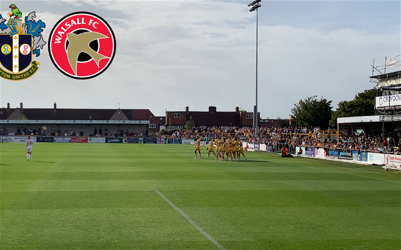 Image for Matchday Vlog – Sutton United vs Walsall