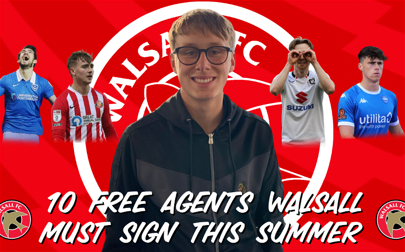 Image for 10 Free Agents Walsall should sign this summer!