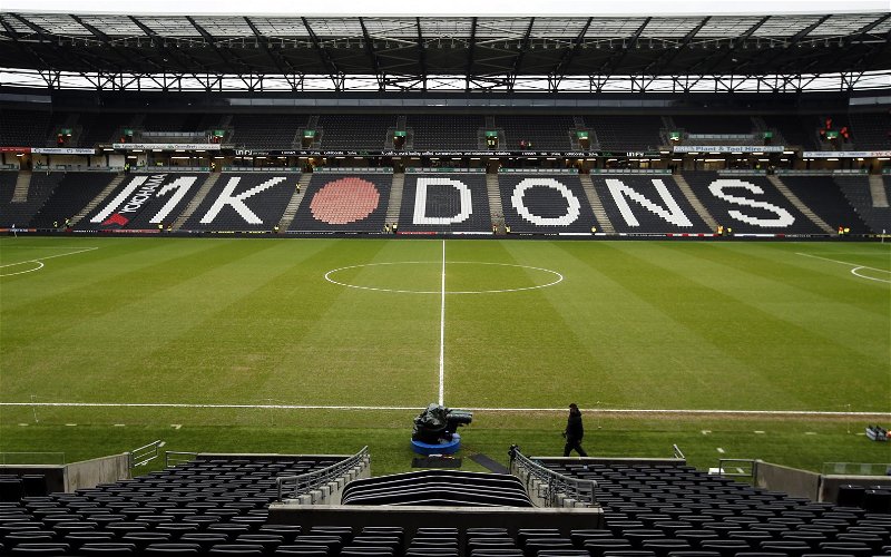 Image for Milton Keynes Dons (a): Team News From Stadium MK