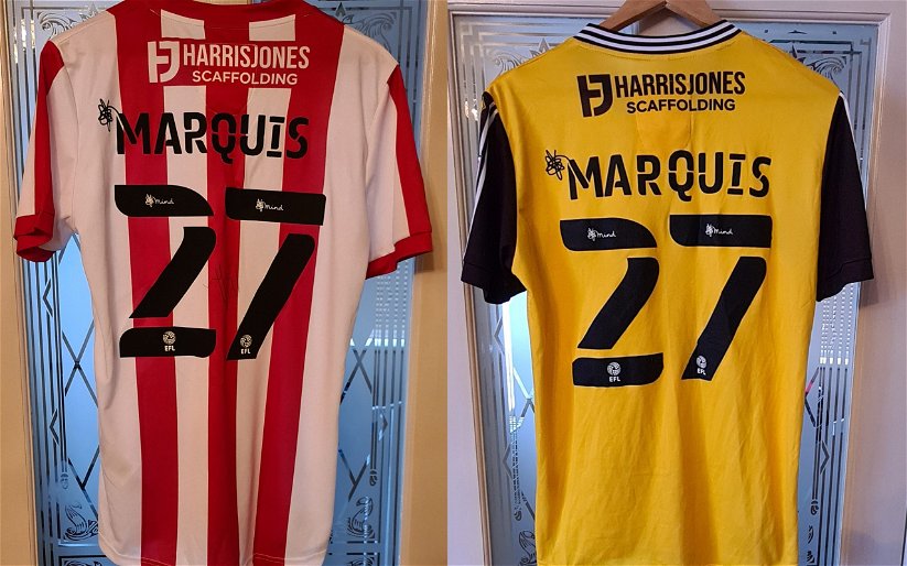 Image for eBay: John Marquis Shirts: 1 Signed Player Issue Home Shirt & 1 Match-Worn Third Shirt