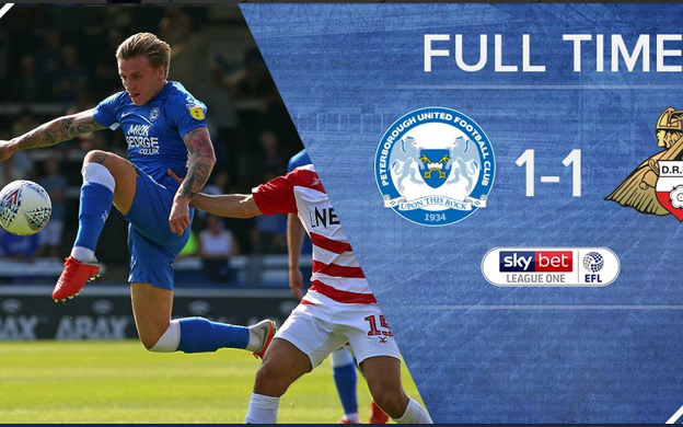 Image for Facts, Stats and Man of the Match – Posh 1-1 Doncaster Rovers