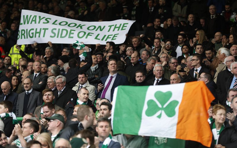 Image for Celtic Fans In Good Spirits After Rangers Blow