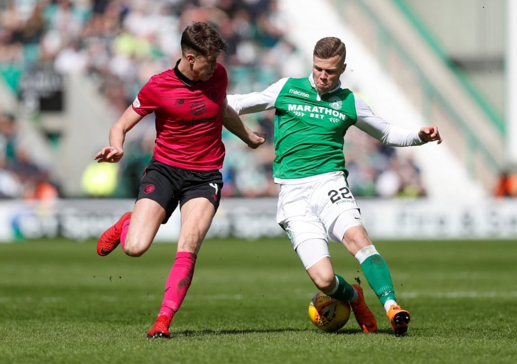 Jack Hendry in action for Celtic