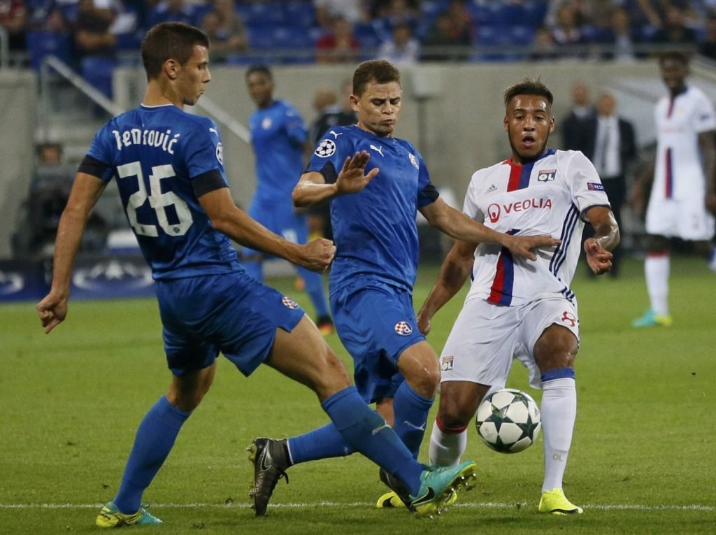 Filip Benkovic in action for Dinamo Zagreb