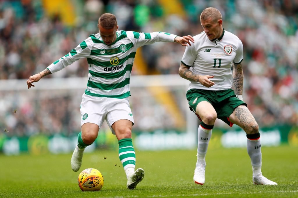 Leigh Griffiths in action for Celtic