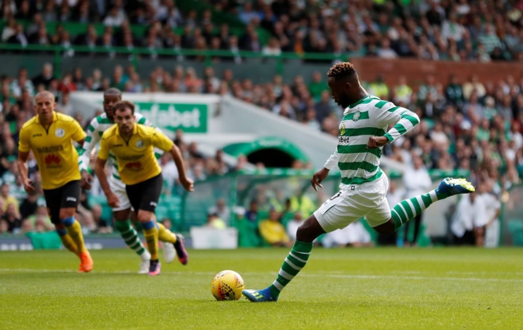 Moussa Dembele in action for Celtic