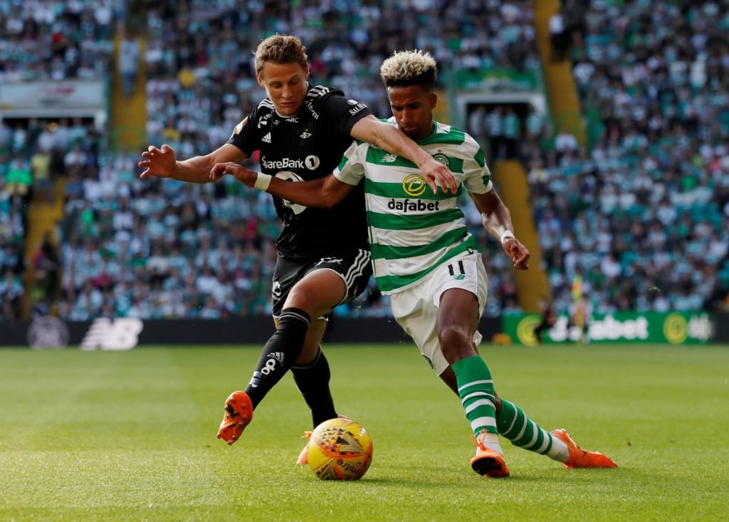 Scott Sinclair in action for Celtic