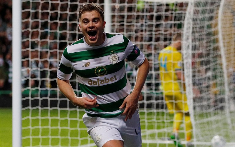 Image for This James Forrest stat underlines how good his Celtic showing was at the weekend