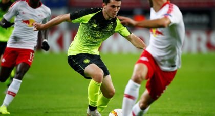 Lewis Morgan in action for Celtic
