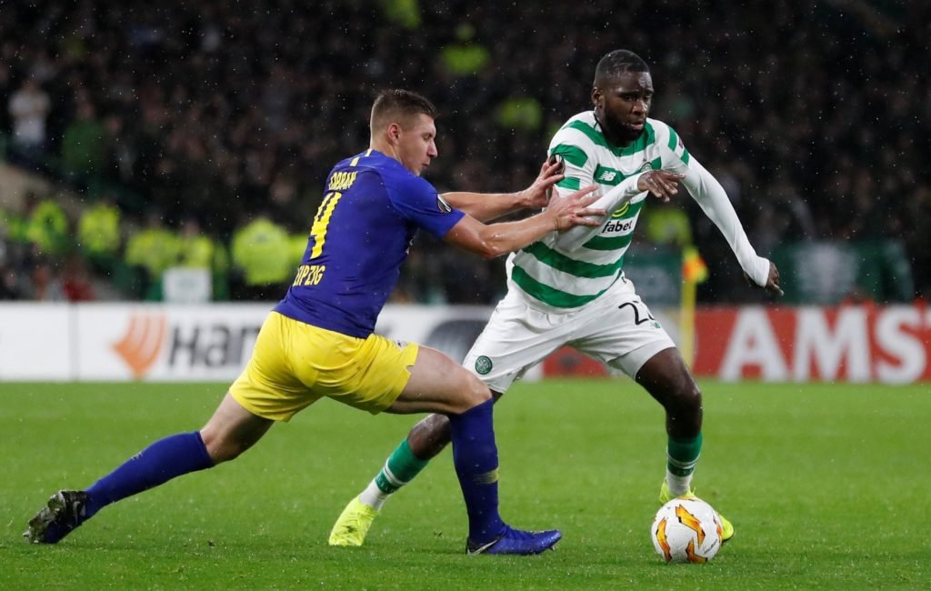 Odsonne Edouard in action for Celtic