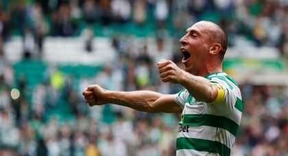 Scott Brown celebrates a Celtic victory