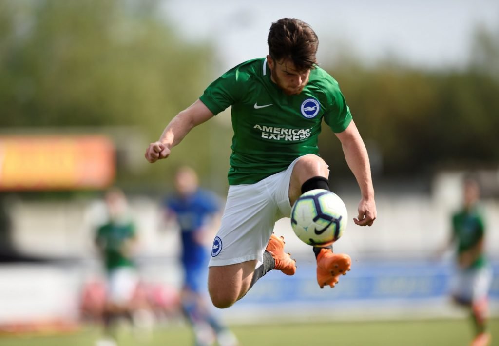 Aaron Connolly in action for Brighton