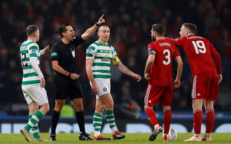 Image for Aberdeen star left fuming by Celtic celebrations in predictable meltdown