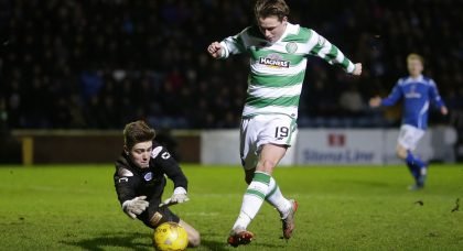 Scott Allan in action for Celtic