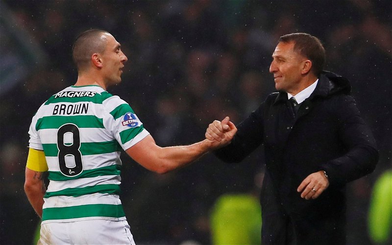 Image for Rodgers reveals moment that saved Brown’s Celtic career after being told to “move him on”