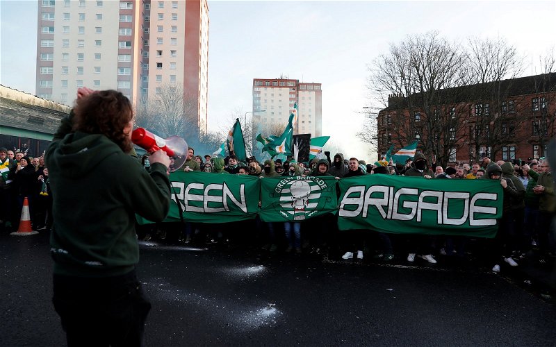 Image for “Dimwitted and stupid” – Listen to Hugh Keevins astounding live radio criticism of the Green Brigade protest